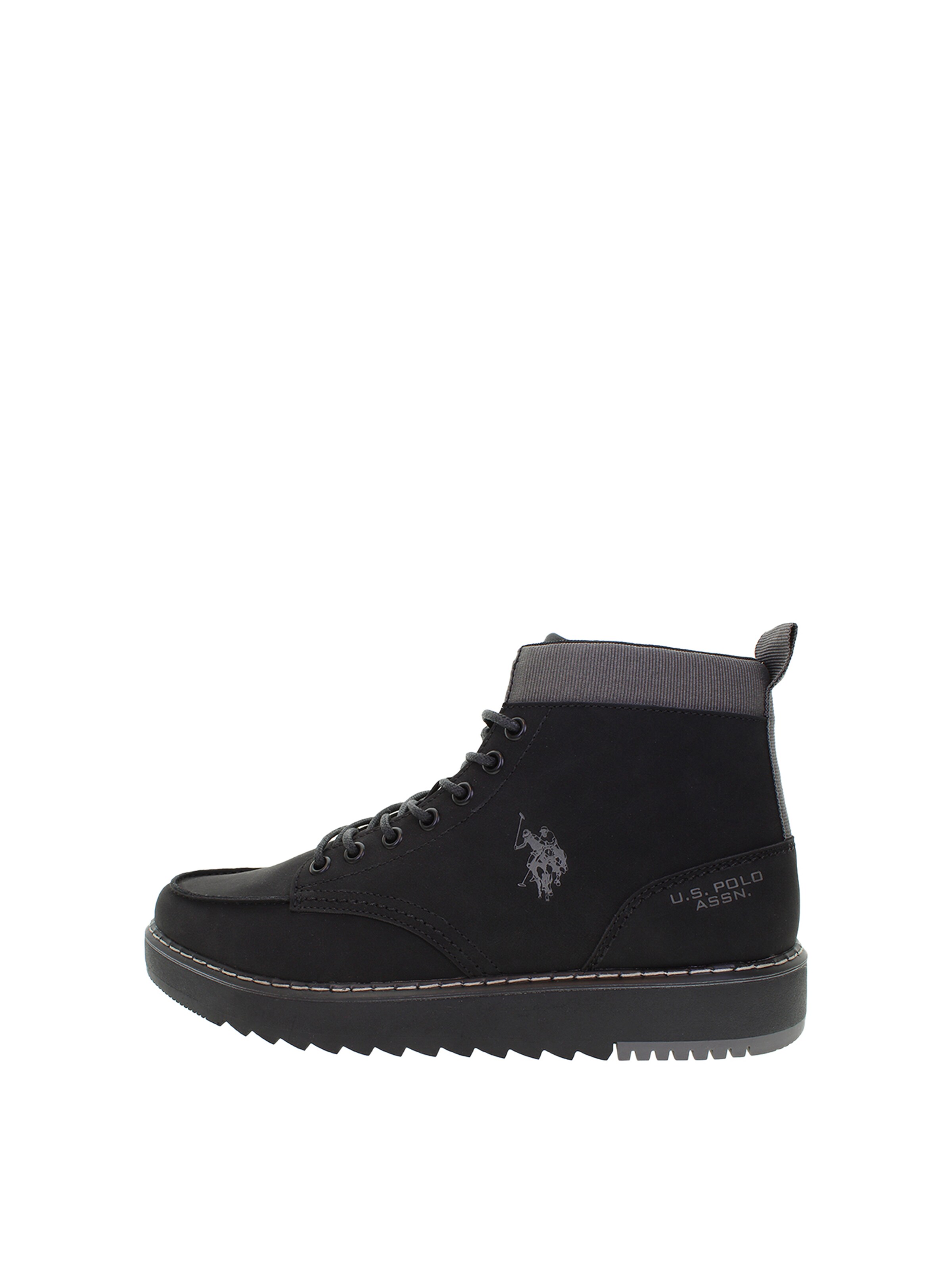 U.S. POLO ASSN. Veterboots 'London001' in Zwart: voorkant