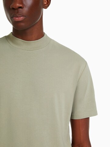 Bershka Majica | zelena barva