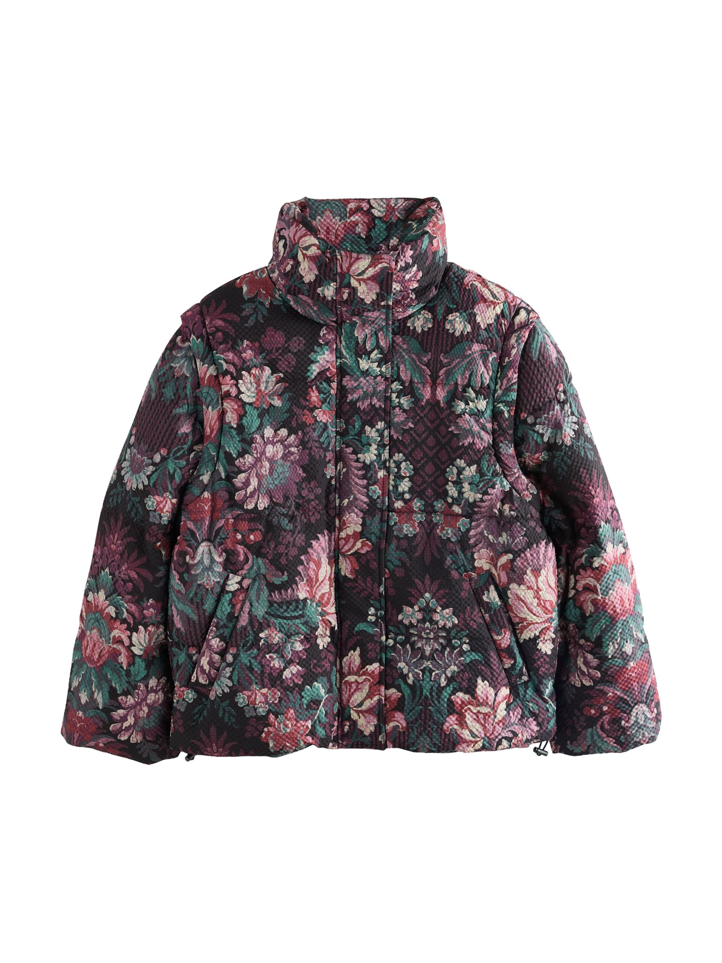 Palton de iarnă de la Next pe roșu: față