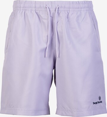 Sergio Tacchini Regular Workout Pants ' ROB 021 ' in Purple: front