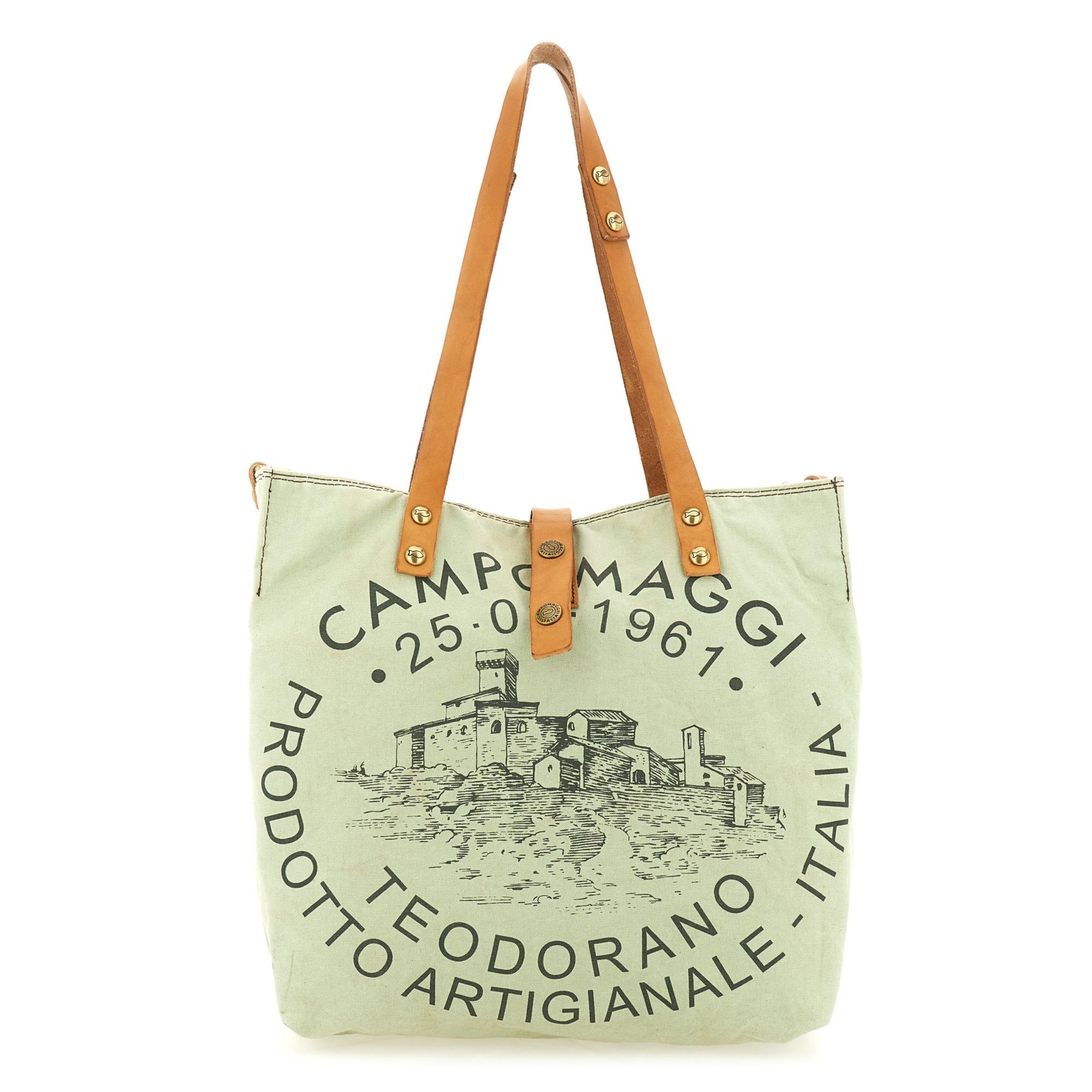 Campomaggi Shoulder bag 'Manici ' in Green: front