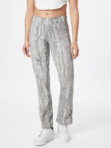 Regular Pantalon WEEKDAY en gris : devant