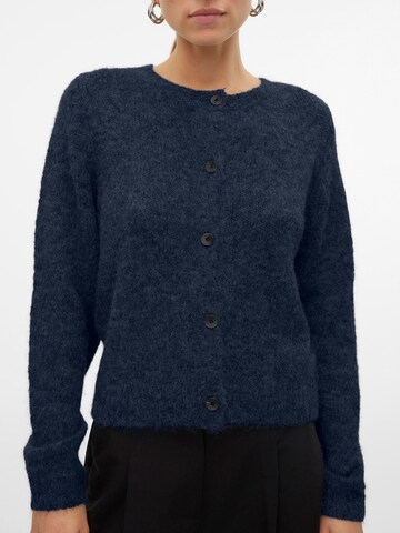 VERO MODA Knit cardigan 'VMNOVAH' in Blue