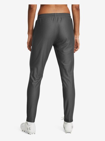 UNDER ARMOUR Slim fit Workout Pants 'Challenger' in Grey