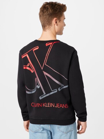 Calvin Klein Jeans Tréning póló 'Degrade Bold' - fekete: elől