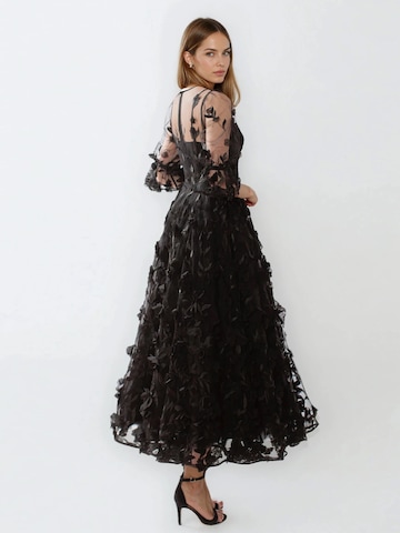 Robe de soirée 'Franceska' MATSOUR’I en noir