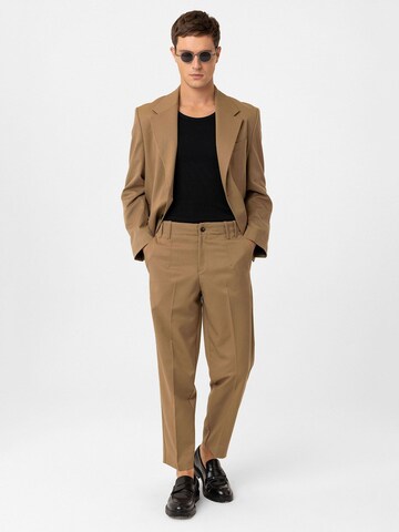 Antioch Regular Pleat-front trousers 'Fernando' in Beige