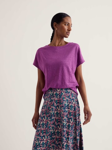 Seasalt Cornwall T-Shirt 'Carn Cove' in Lila: Vorderseite