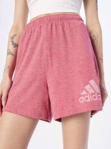 ADIDAS SPORTSWEAR Regular Sports trousers 'Future Icons Winners' in Pink