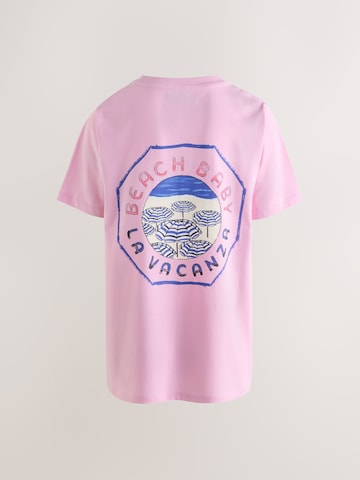 Next T-shirt i rosa