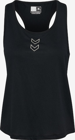 Hummel Sporttop 'Court' in Grau: Vorderseite