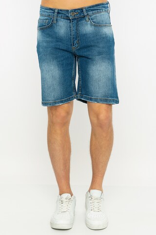 Felix Hardy Regular Shorts in Blau: Vorderseite