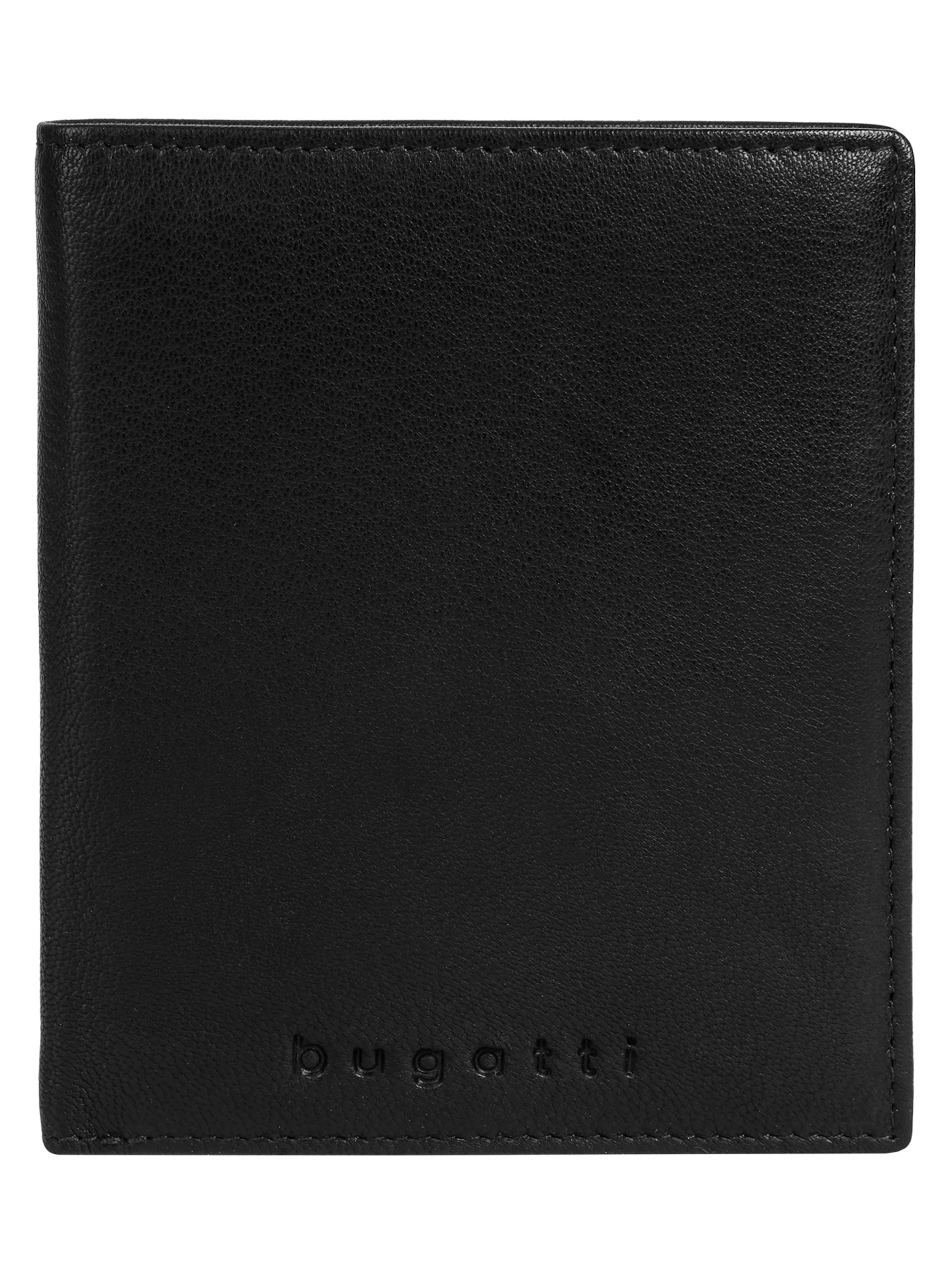 Porte-monnaies 'bugatti Geldbörse CLIFF' bugatti en noir : devant