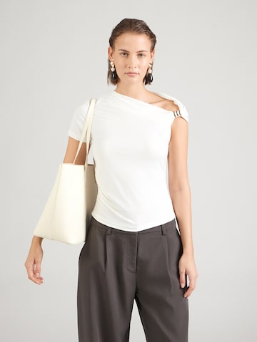 ABOUT YOU Póló 'Cora' - fehér: elől