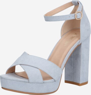 ABOUT YOU Pumps 'Carina' in Blauw: voorkant