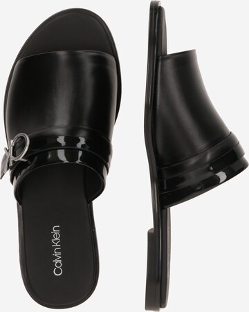 Calvin Klein Pantoletter 'ALMOND' i sort