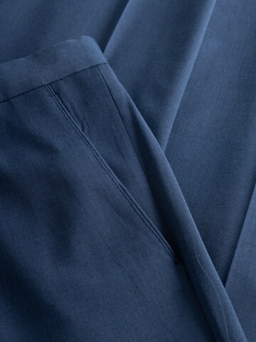 Coupe slim Pantalon à plis 'Ostfold' Viggo en bleu