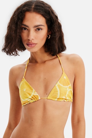 Desigual Trikotni nedrčki Bikini zgornji del 'Kitty' | oranžna barva