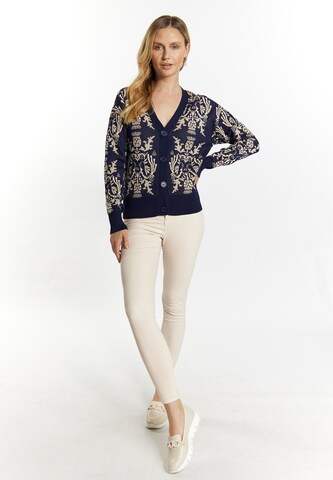 Usha Knit cardigan in Blue