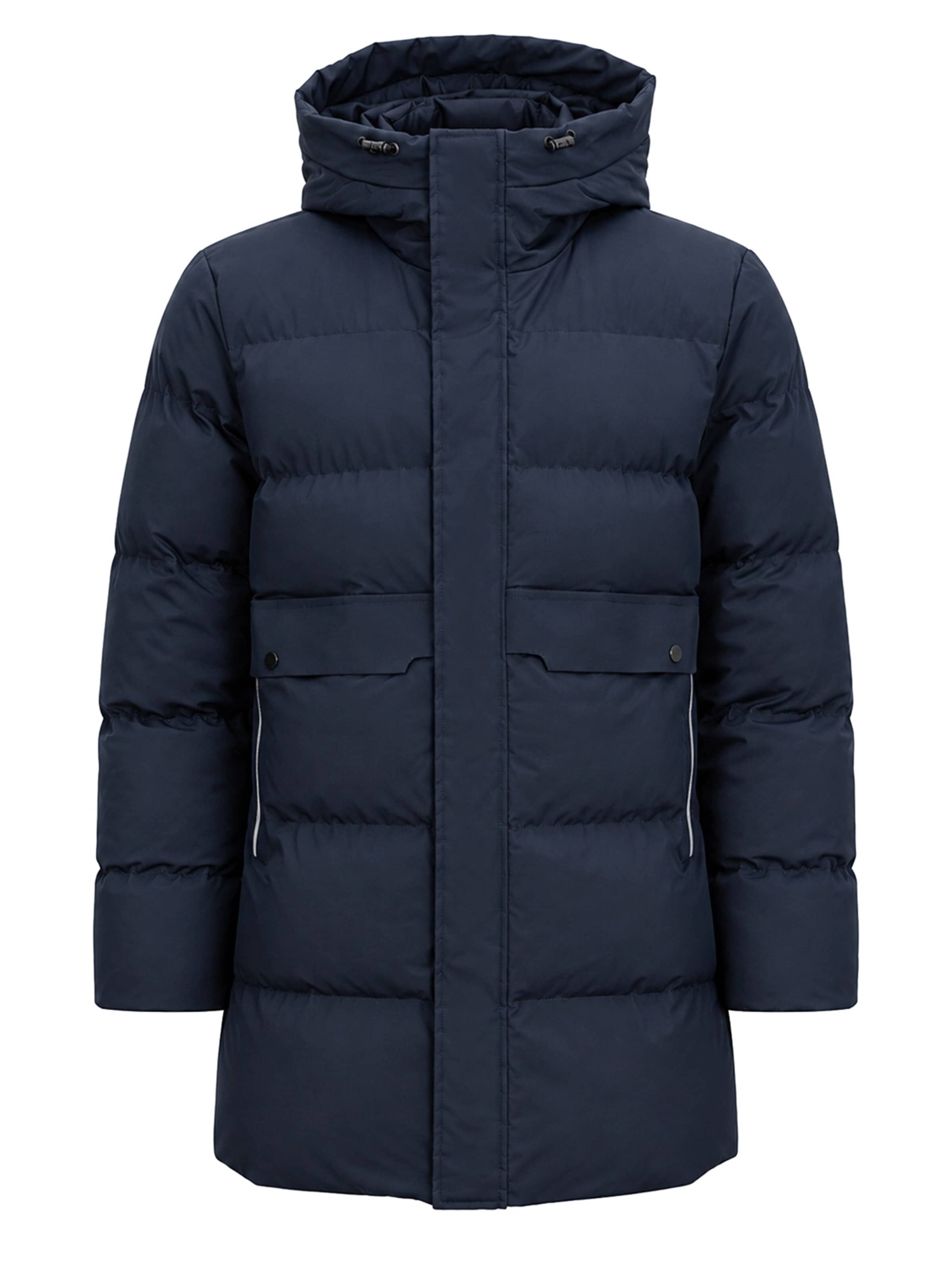 ALLTHEMEN Winterjas 'Lichtnaht' in Blauw
