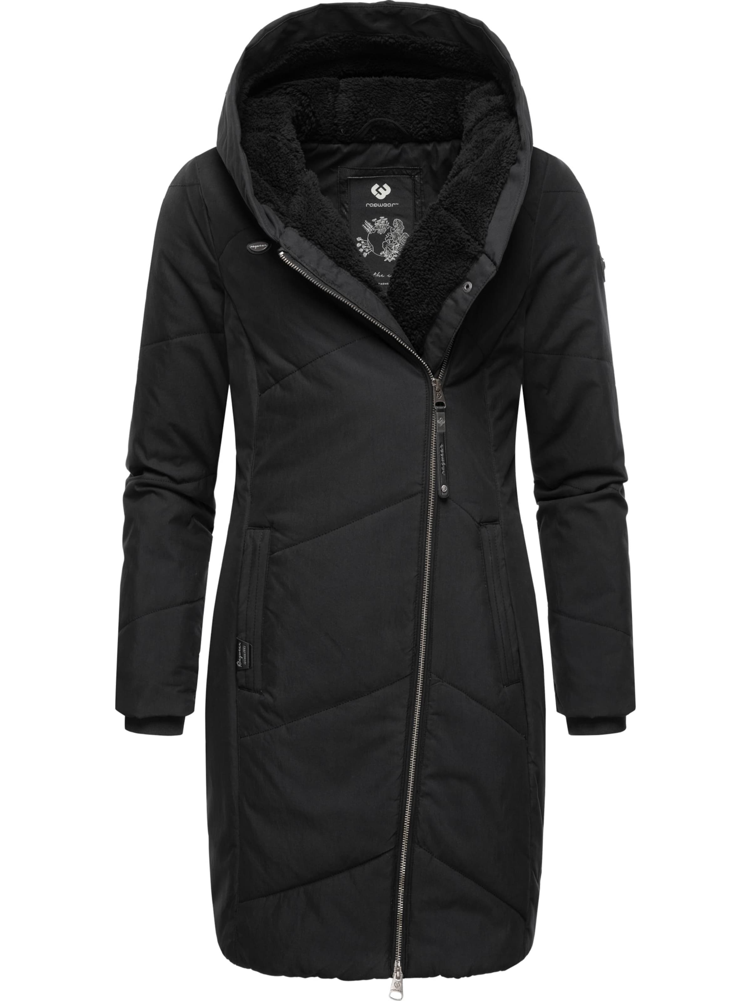 Manteau d’hiver 'Gordon' Ragwear en noir : devant