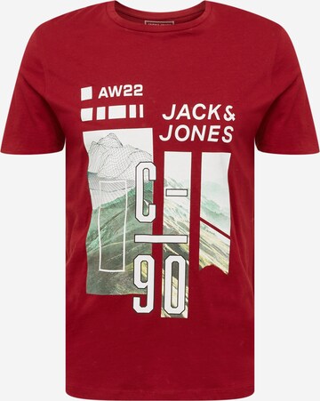 JACK & JONES T-Shirt in Rot: predná strana