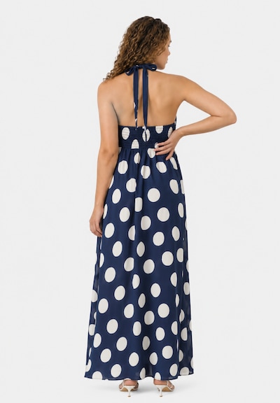 Elara Dress in 34-42 in Navy / natural white, Item view