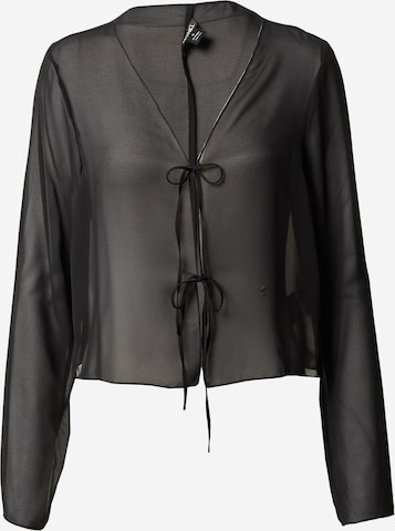 Monki Blouse in Black: front