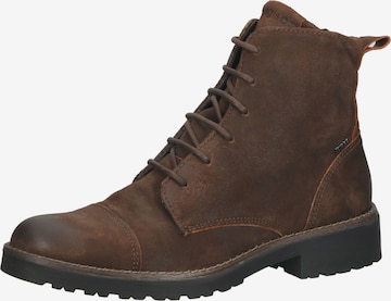 IGI&CO Lace-Up Ankle Boots in Brown: front