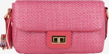 IZIA - Bolso de hombro en rosa: frente