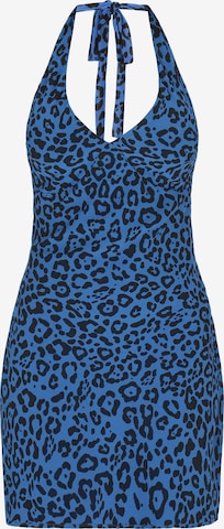 Robe 'Festive' faina en bleu : devant