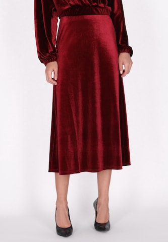 DreiMaster Klassik Skirt in Red: front