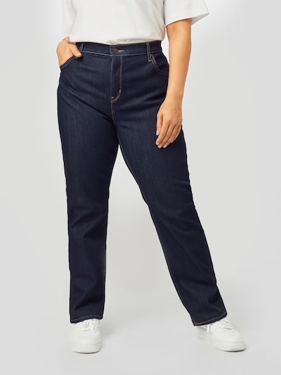 Levi's® Plus Jeans in dunkelblau, Modelansicht