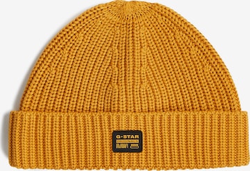 G-STAR Accessories-Beanie 'Originals ' in Gelb: Vorderseite