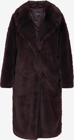 fainaZimski kaput - crvena boja: prednji dio