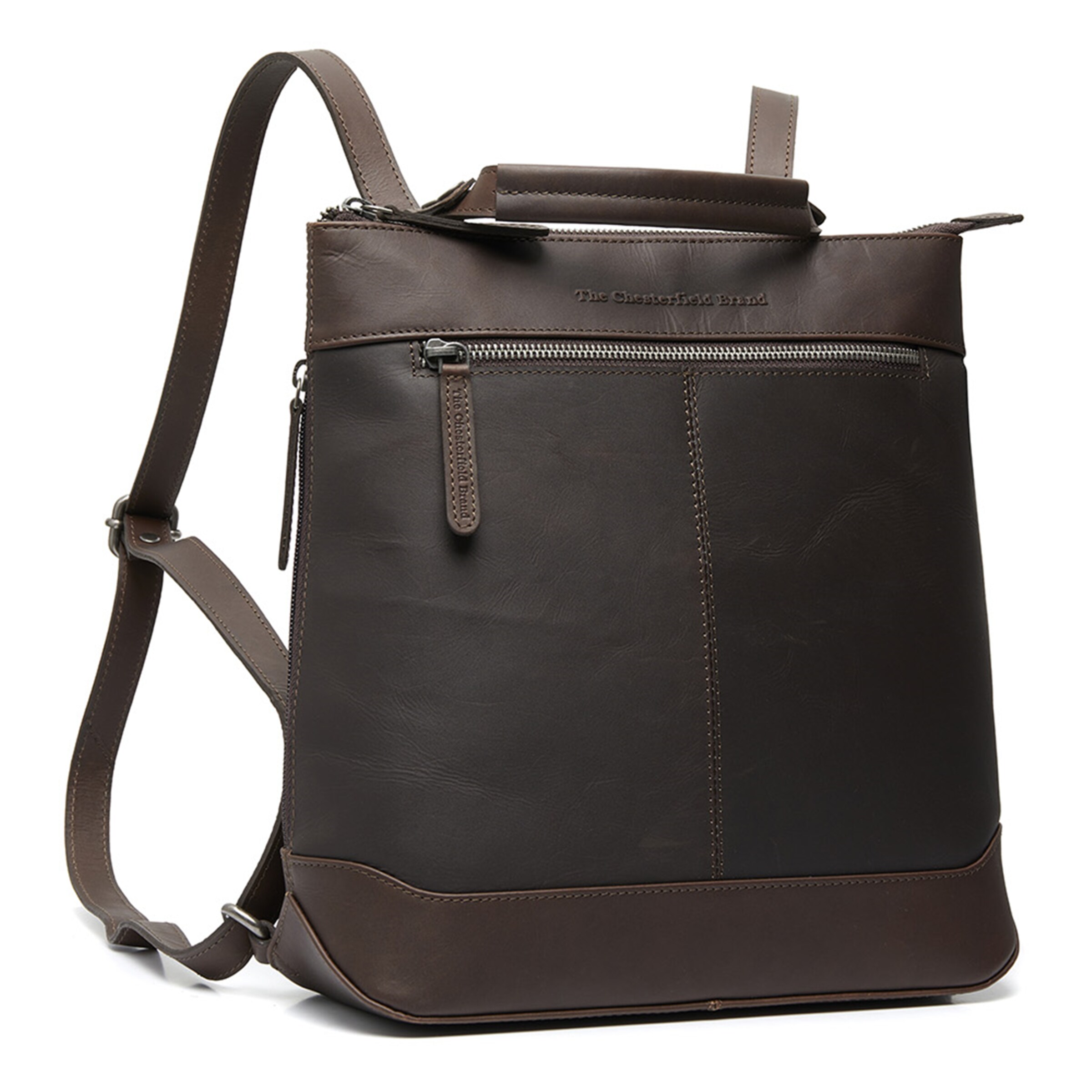 The Chesterfield Brand Rugzak in Bruin: voorkant
