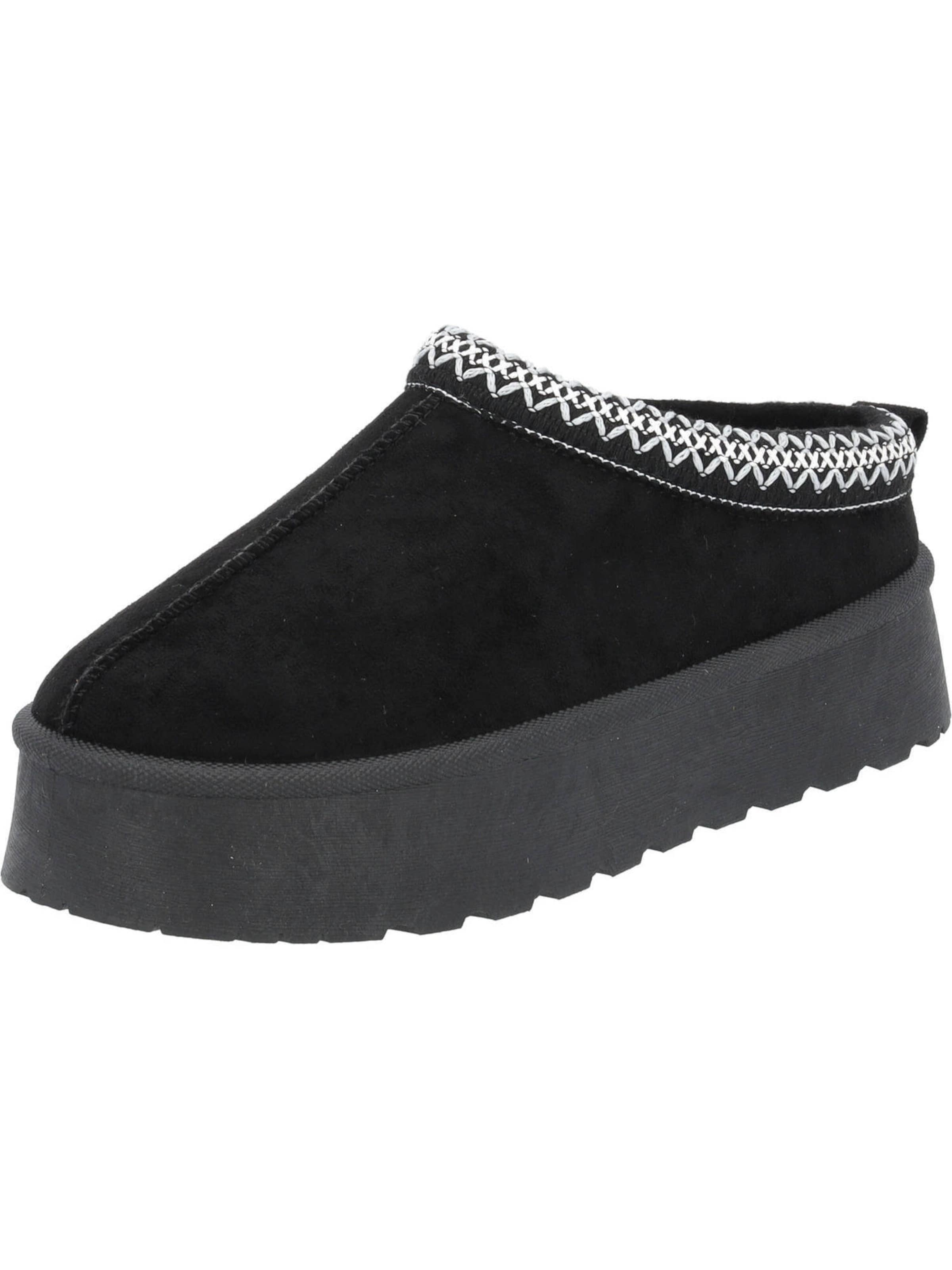 Zoccoletto 'Asinara' di Palado in nero: frontale