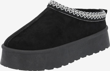 Palado Hausschuh 'Asinara' in Schwarz: Vorderseite