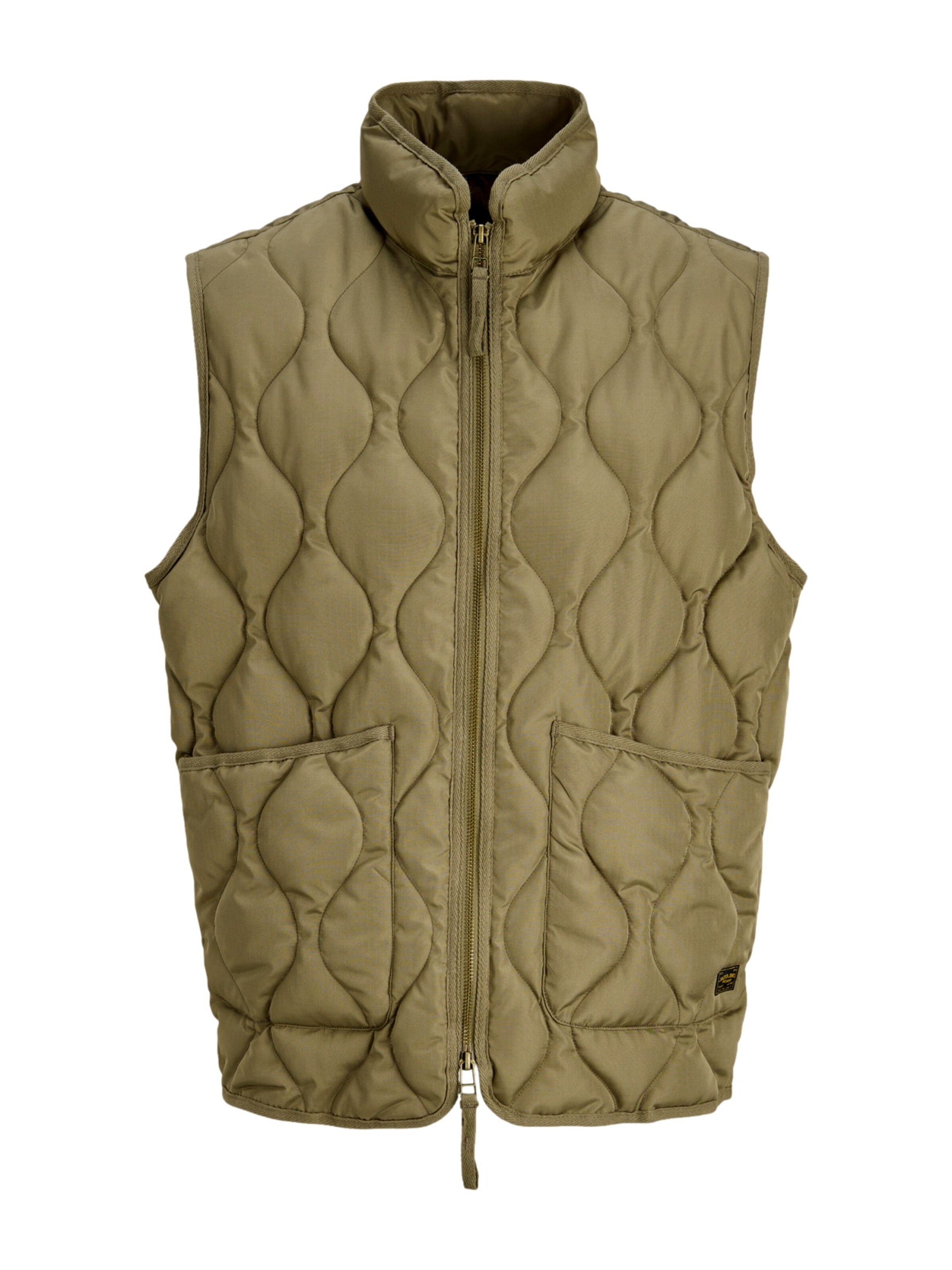JACK & JONES Γιλέκο 'JPRBLUCLYDE' σε πράσινο: μπροστά
