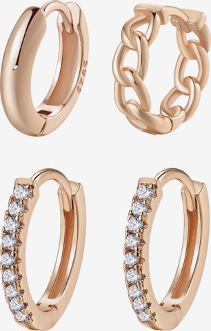 Hey Happiness Earrings 'Eternal' in Gold: front