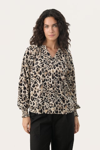 Part Two Bluse 'Tennie' i beige: forside