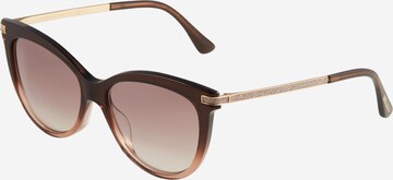 JIMMY CHOO Sunglasses 'AXELLE' in Brown: front