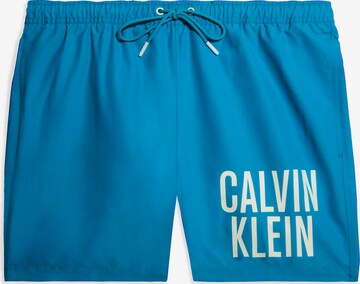 Shorts de bain 'Intense Power' Calvin Klein Swimwear en bleu : devant