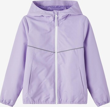 Veste mi-saison 'Martino' NAME IT en violet : devant