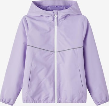 Veste mi-saison 'Martino' NAME IT en violet : devant