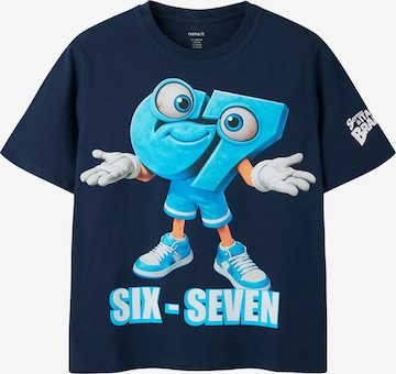 T-Shirt 'Italian Brainrot' NAME IT en bleu : devant