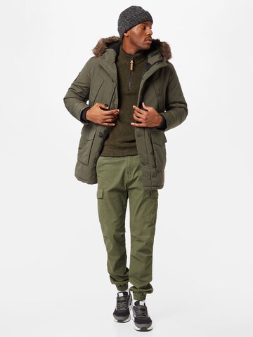 Superdry Zimska jakna 'Everest' | zelena barva
