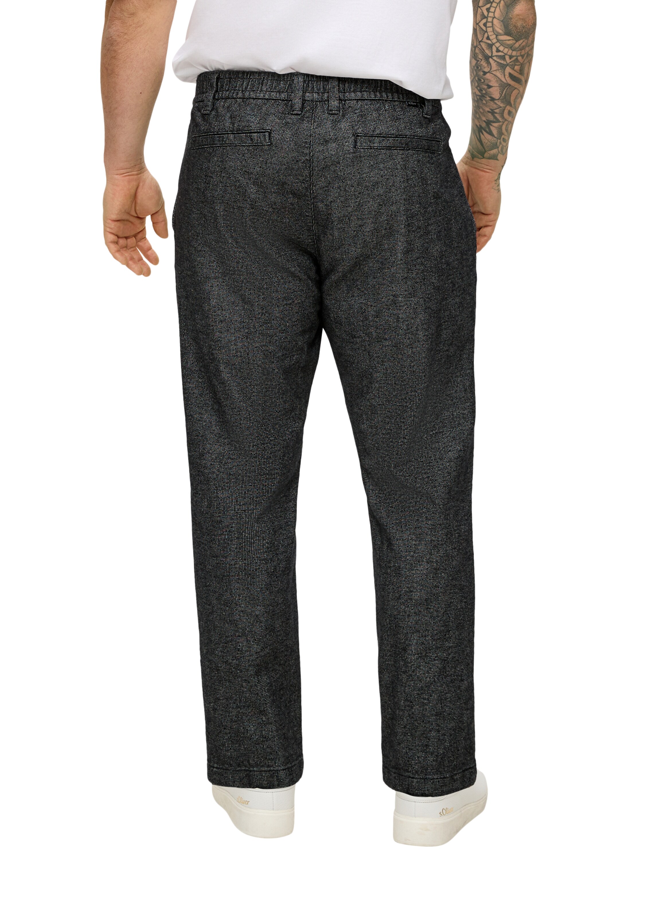 Effilé Pantalon à pince 'Detroit' s.Oliver en gris