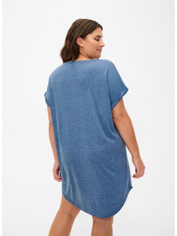 Zizzi Shirt 'Malis' in Blue