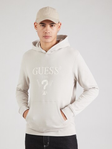 GUESS Sweatshirt 'BEAU' in Grey: front